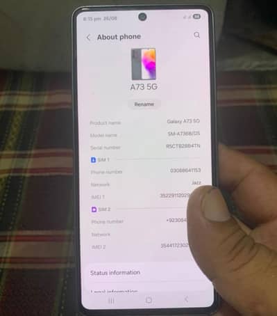 Samsung Mobile A73 5G