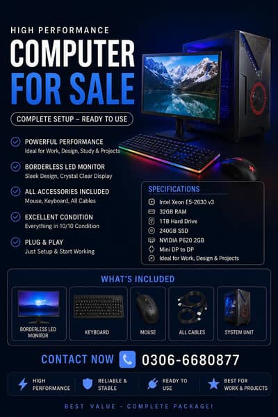 Computer Complete setup