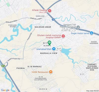 In Margalla View Society - Block A 9 Marla Upper Portion For Rent