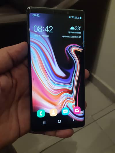 Samsung Note 9. Dual Sim. Official PTA. Glass Break. Exchange/Sale.