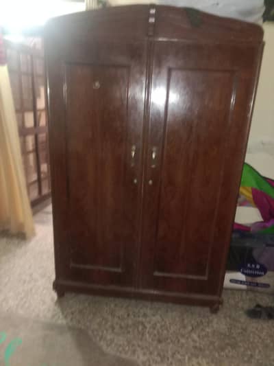 wooden almirah