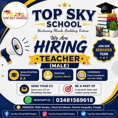 Teacher is required.