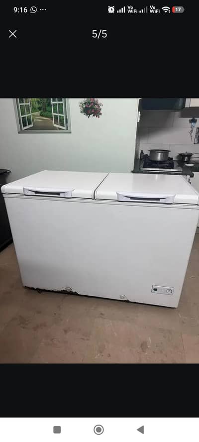 Haier fridge and freezer. 1 year use only . condition 10/10