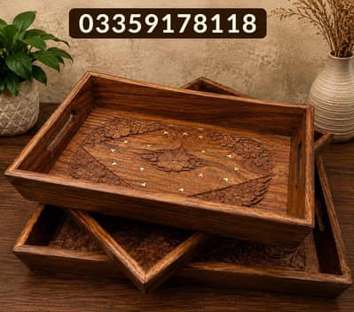 Wooden tray