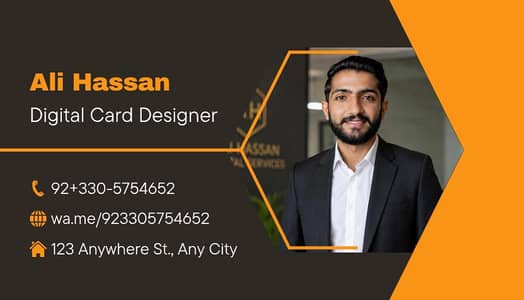 Digital Business Card Design - QR + WhatsApp - Rs 500