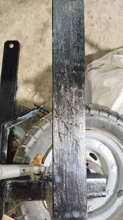 bike supporting wheel attachment