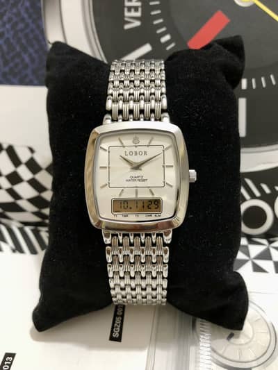 LOBOR SWISS-RADO MOVEMENT & FUNCTIONS-NEW WATCH-SEIKO CITIZEN CASIO