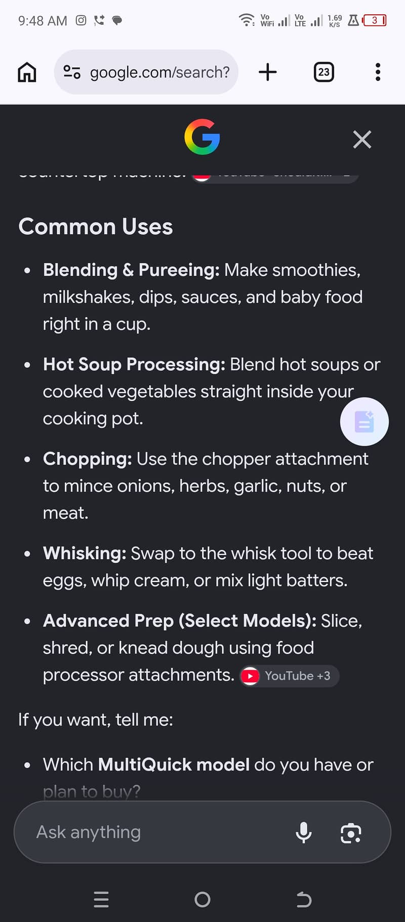 Hand blender 3