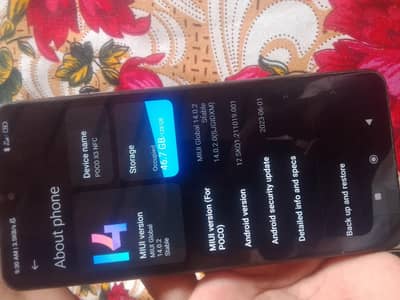 poco x3 nfc 6gb 128 ofishal oproved sale