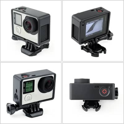 GoPro Hero 4 Black/Silver, 3+/3 Frame Mount Housing Case
