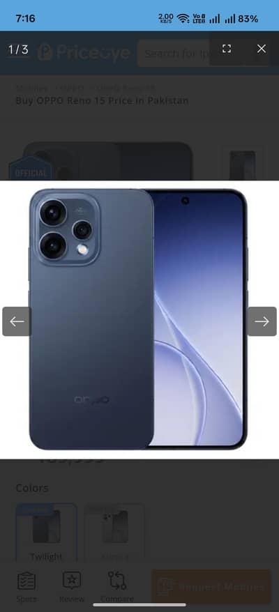 oppo Reno 15 5g urgent sale