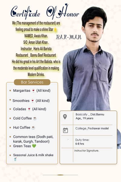 I Am BAR-MAN . modern pure drinks Master)،0-3-3-0-4-2-8-92-92