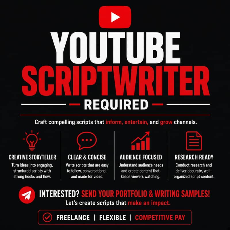 YouTube Script Writer Required 7