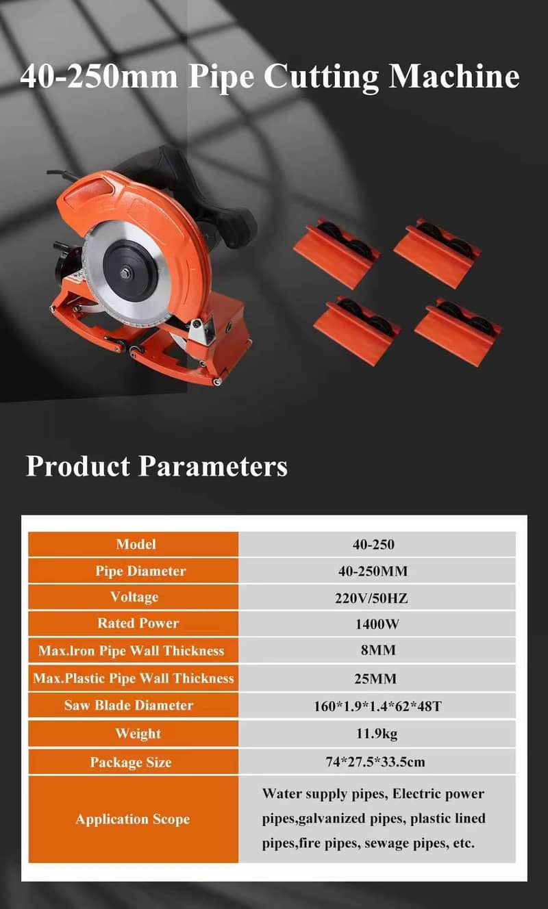 Pipe cutting machines 0