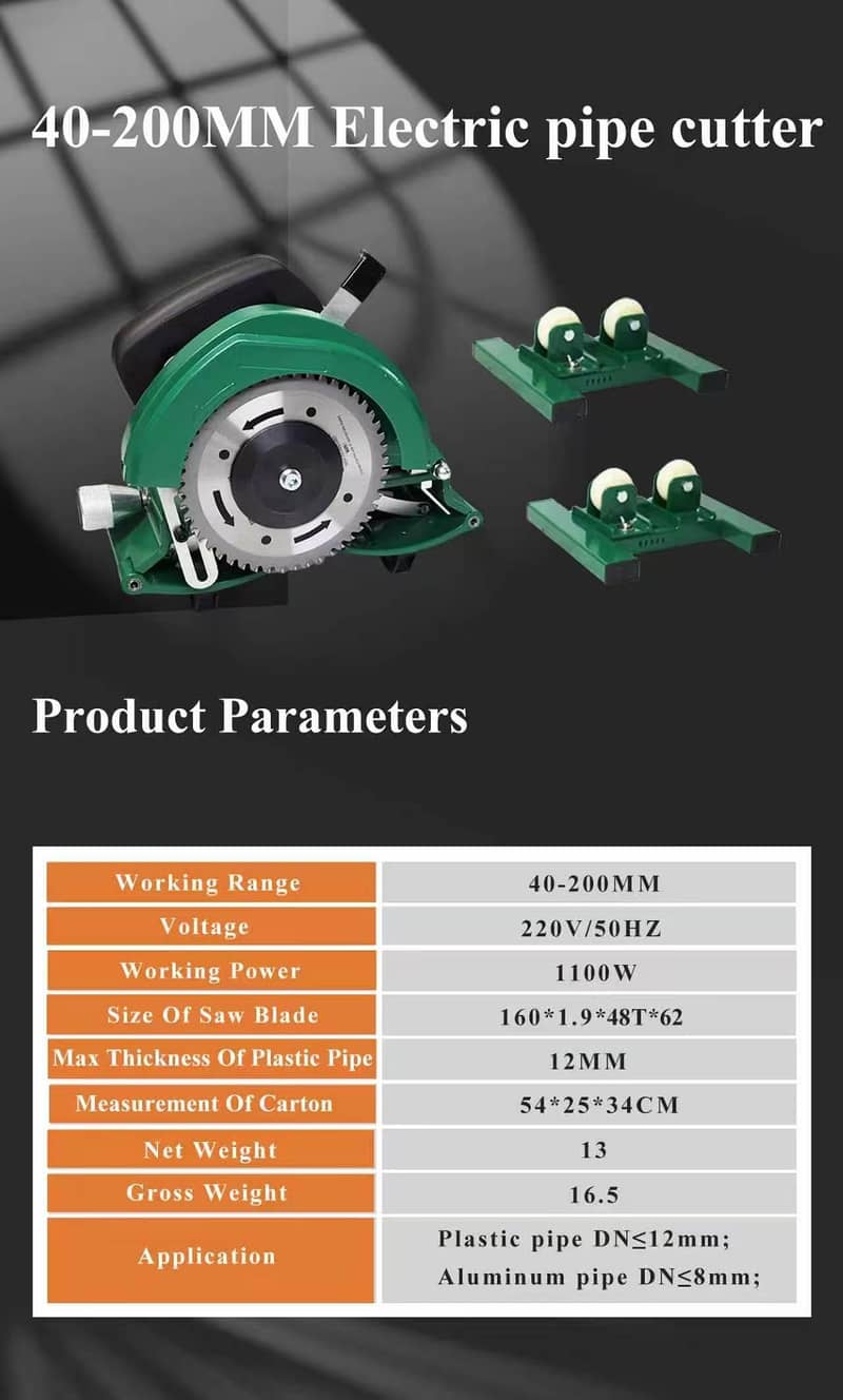 Pipe cutting machines 1