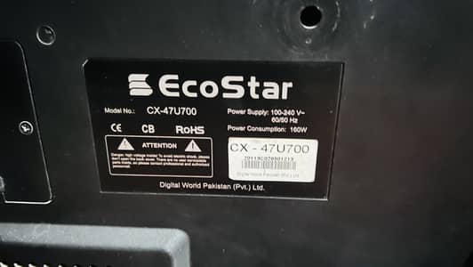Ecostar 47 Inches 3D LED TV’s