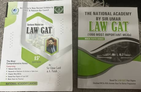 Law Gat Book and past papers by Sir Umar Latif