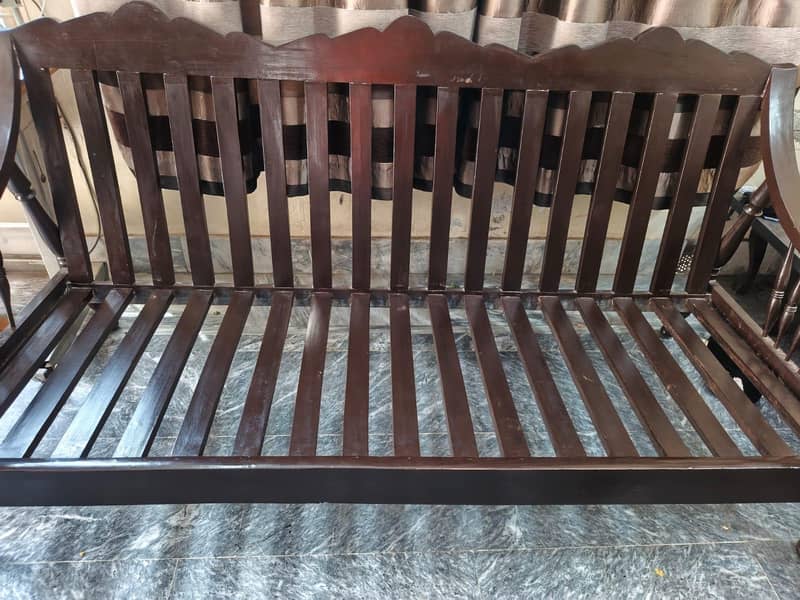solid wood five seater sofa 3