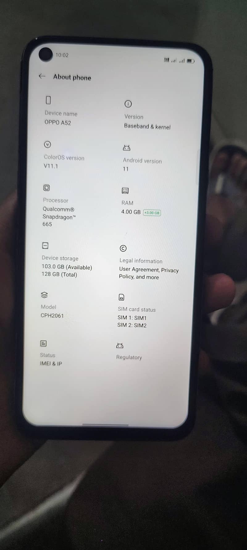 oppo a52 5