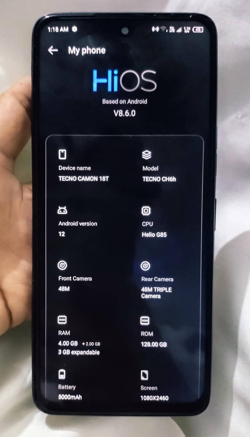 Tecno Camon 18 1