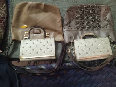 4 hand bags for sale
