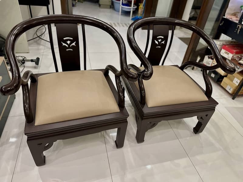 Solid Kikar Wood Sofa Set 2