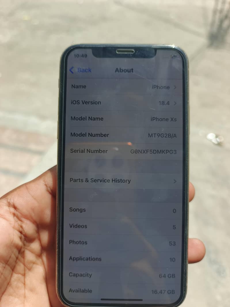 iphone xs 5