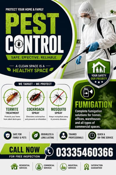 Termite proofing | General Fumigation | Pest Control Services.