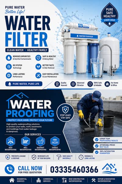 Ro plant service and filter replacement