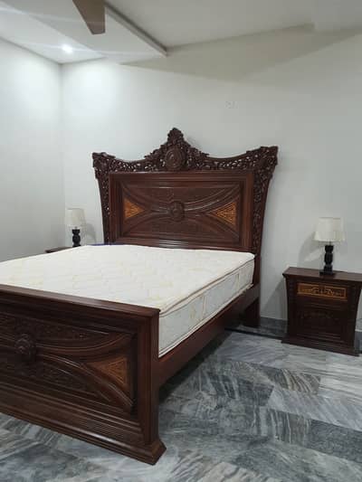 Chanioti Bed with Side Tables & Dressing