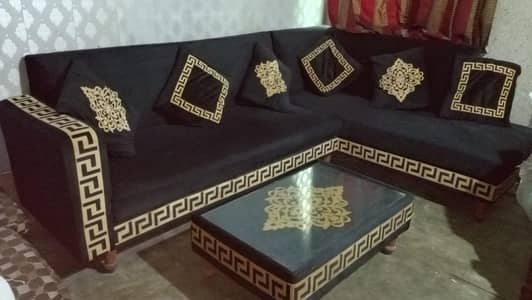 L shaped sofa
