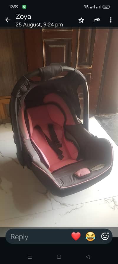 Almost new baby carrycoat imported