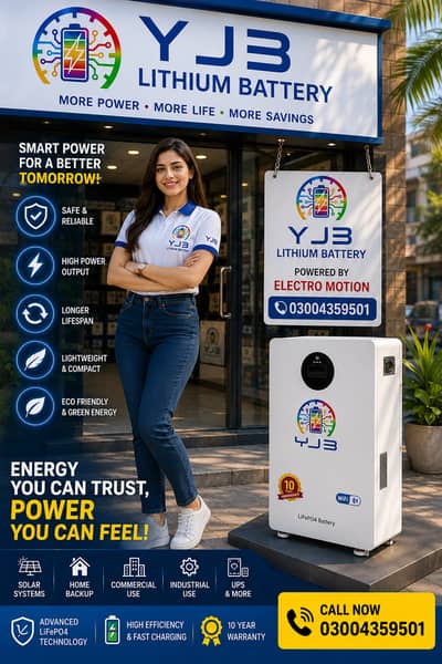 YJB lithium battery/hyner /absen/goodwe/soluna/6000cycle/5kw/10kw/16k