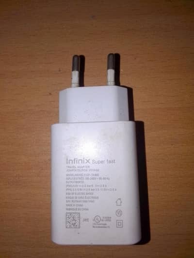 Infinix super fast charging adapter original