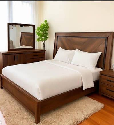 sheesham wooden bed, king size bed, double wooden bed, furniture