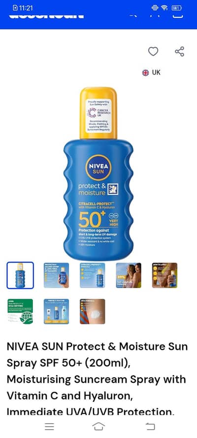 nivea sunscreen sunblock