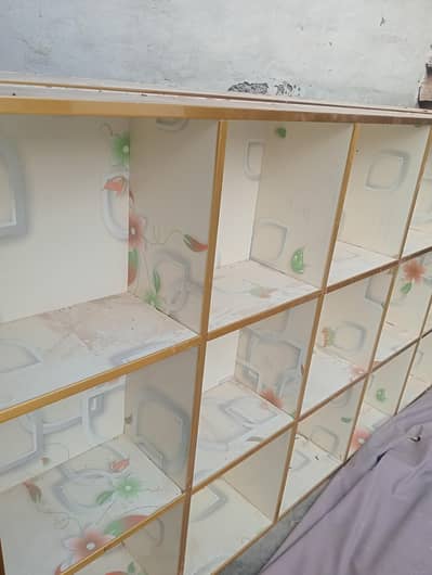 shelf and counter
