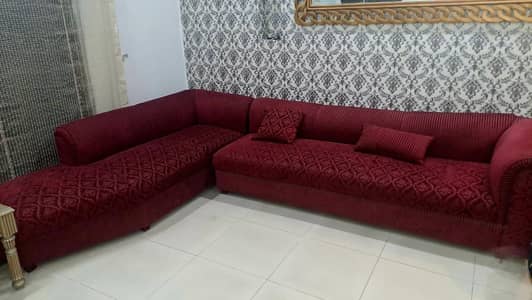 Urgent Sale: 6 Seater Sofa Set 2 Pieces | Well Maintained | Negotiable