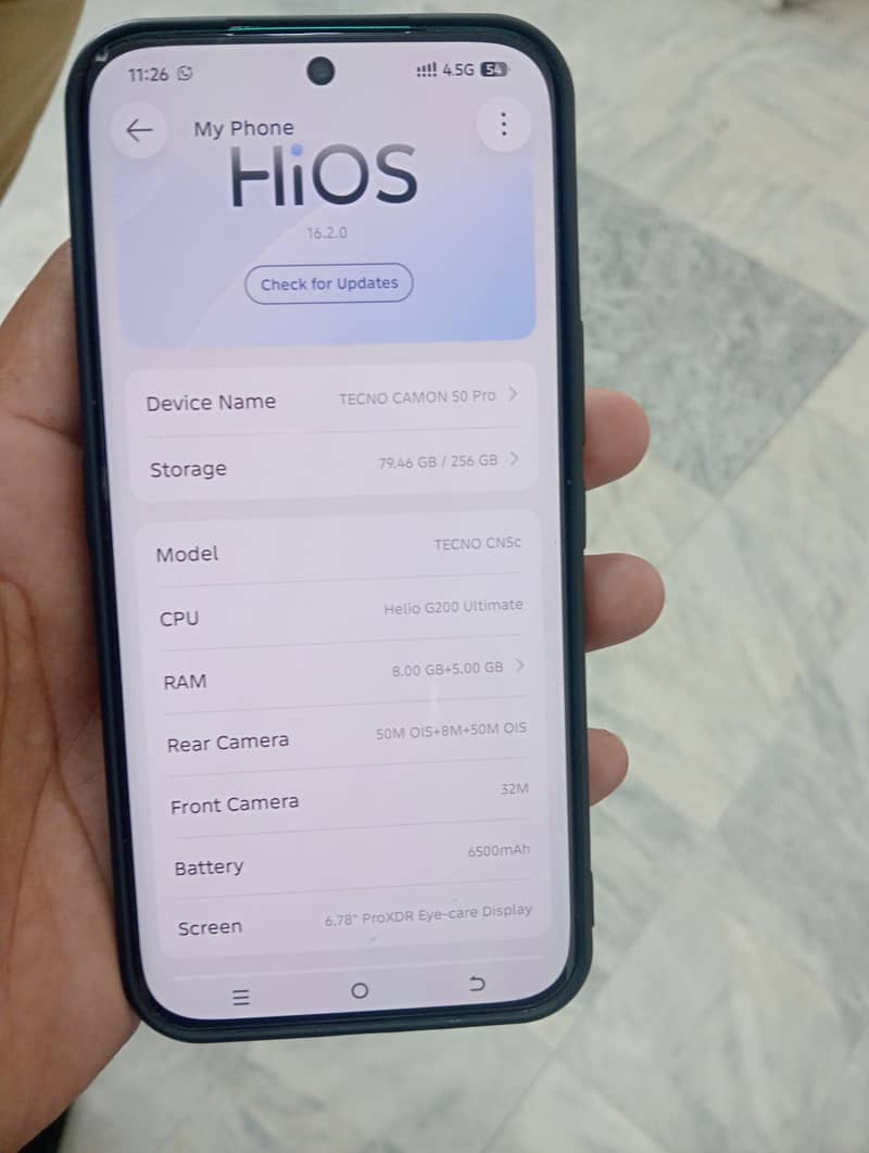 Tecno CAMON 50 pro 4