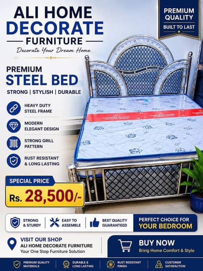 steel beds factory rates