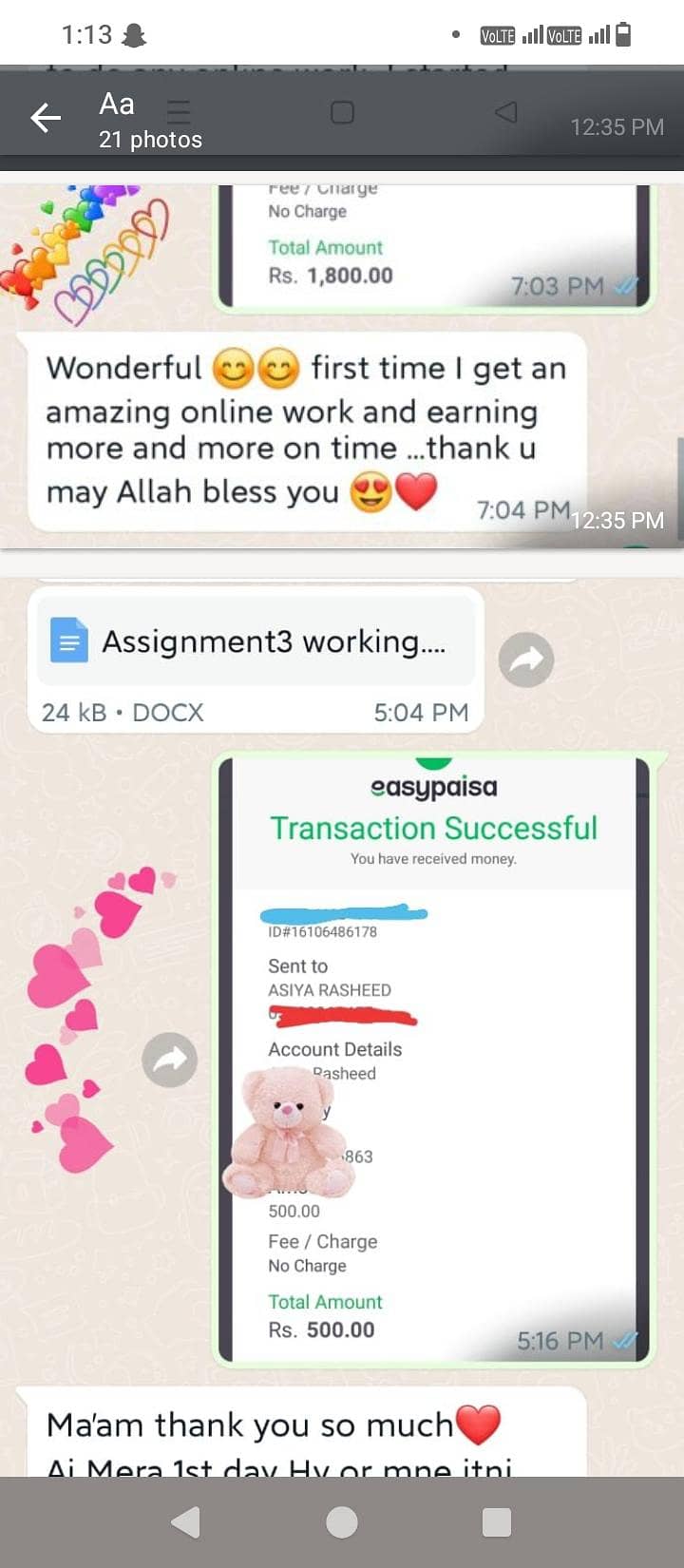 assignment work 6