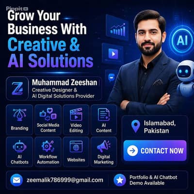 Professional Graphic Designer | Logo, Branding, AI & Website Services