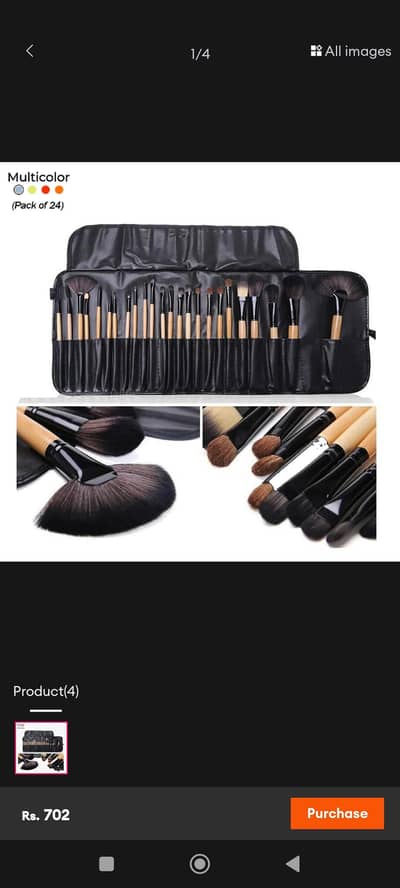professional makeup brushes 24 PCs set