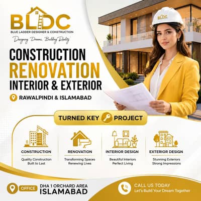 Construction, Artitechture Interior/Exterior Designer, Renovation