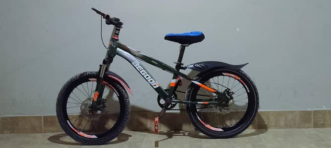 BEGOOD 20" Kids MTB Bicycle - Green/Orange - Disc Brake - Karachi`