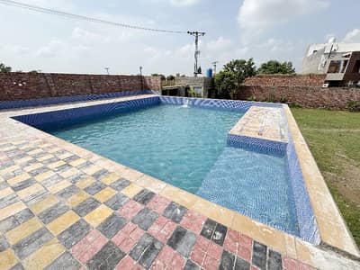 Farm House With Swimming Pool For Rent Per Day Rs13000/
