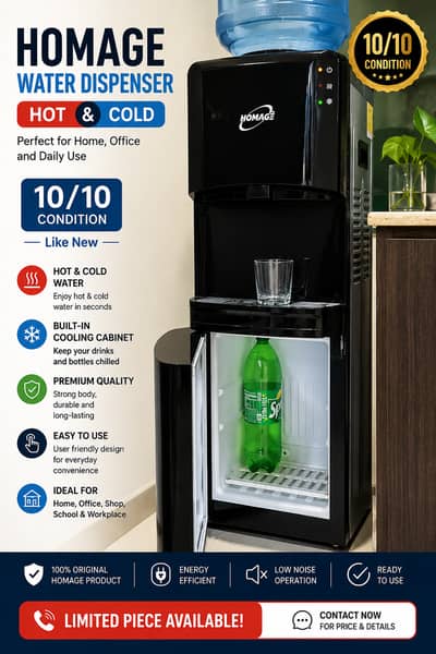 Water Dispenser | Hot & Cold Water Dispenser | Water Cooler | Office
