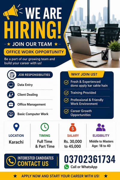 Hiring for office work