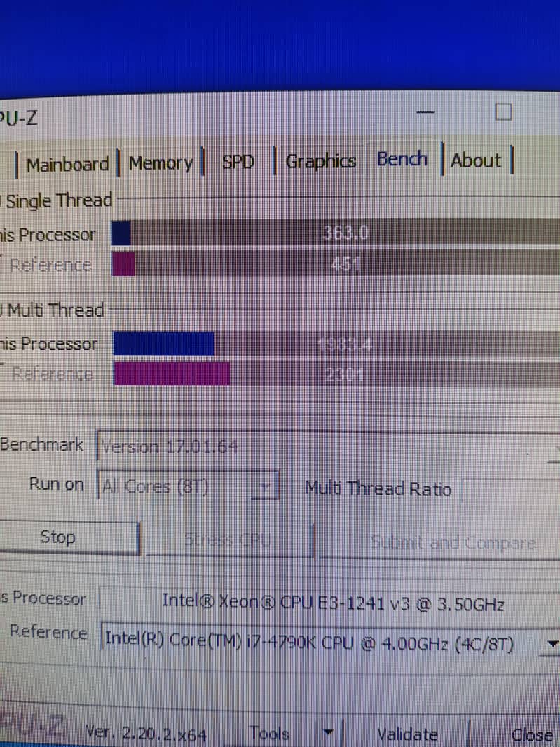 Board and Processor Same Core i7 4790k 2