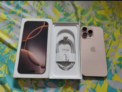 Iphone 16 Pro Max 512gb Non PTA Desert Titanium Gold with box new